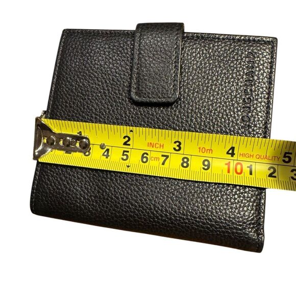 Longchamp 'Le Foulonne' Pebbled Leather Wallet - Picture 4 of 7